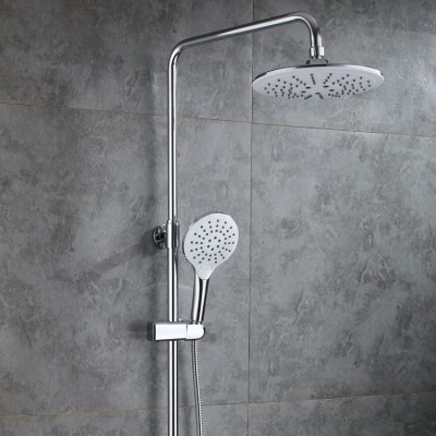 Custom fitting 6mm glass bathroom shower set cheap price hand shower set