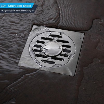 304 Stainless Steel Square Shower Floor Drain